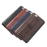 100% Real Genuine Leather Fashion Luxury Phone Case For Apple iPhone 6 6S For 6 plus 6S plus I5 SE Ostrich Foot Pattern Case