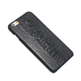100% Real Genuine Leather Fashion Luxury Phone Case For Apple iPhone 6 6S For 6 plus 6S plus I5 SE Ostrich Foot Pattern Case