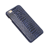 100% Real Genuine Leather Fashion Luxury Phone Case For Apple iPhone 6 6S For 6 plus 6S plus I5 SE Ostrich Foot Pattern Case
